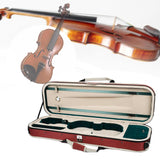 Maxbell Violin Storage Case Handbag Easy Carrying for Beginner Violin Lovers Players red and white