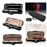 Maxbell Portable 4/4 Violin Case Rectangular 79x26cm Foam Lining Violin Carrying Bag Style A
