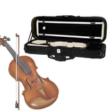 Maxbell Portable 4/4 Violin Case Rectangular 79x26cm Foam Lining Violin Carrying Bag Style A