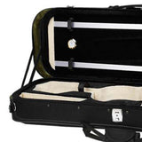 Maxbell Portable 4/4 Violin Case Rectangular 79x26cm Foam Lining Violin Carrying Bag Style A