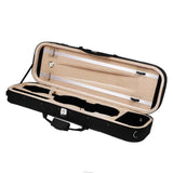 Maxbell Portable 4/4 Violin Case Rectangular 79x26cm Foam Lining Violin Carrying Bag Style B