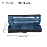 Maxbell Violin Case 4/4 Hard Shell Violin Storage Case for Musicians Beginner Travel Without Hygrometer