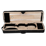 Maxbell Violin Case 4/4 Hard Shell Violin Storage Case for Musicians Beginner Travel with Hygrometer