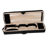 Maxbell Violin Case 4/4 Hard Shell Violin Storage Case for Musicians Beginner Travel with Hygrometer