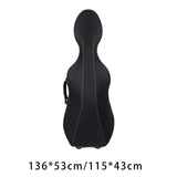 Maxbell Cello Travel Case and Wheels Portable for Beginner Enthusiasts Violin Lovers 4 to 4