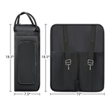 Maxbell Drum Sticks Bag Thickened Drum Mallet Bag for Stage Drummer Drum Accessories