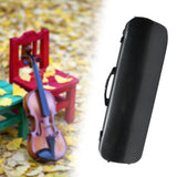 Maxbell 4/4 Violin Hard Shell Case Sturdy Protective for Beginner Gift Violin Player Black