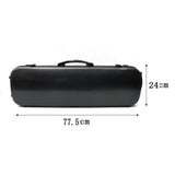 Maxbell 4/4 Violin Hard Shell Case Sturdy Protective for Beginner Gift Violin Player Black