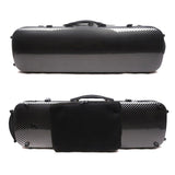 Maxbell 4/4 Violin Hard Shell Case Sturdy Protective for Beginner Gift Violin Player Black
