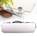 Maxbell 4/4 Violin Hard Shell Case Sturdy Protective for Beginner Gift Violin Player White