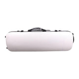 Maxbell 4/4 Violin Hard Shell Case Sturdy Protective for Beginner Gift Violin Player White
