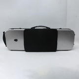 Maxbell 4/4 Violin Hard Shell Case Sturdy Protective for Beginner Gift Violin Player Argent