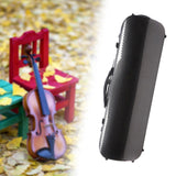 Maxbell 4/4 Violin Hard Shell Case with Password Lock Violin Protection Box for Gift Black