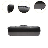 Maxbell 4/4 Violin Hard Shell Case with Password Lock Violin Protection Box for Gift Black