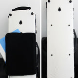 Maxbell 4/4 Violin Hard Shell Case with Password Lock Violin Protection Box for Gift White