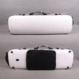 Maxbell 4/4 Violin Hard Shell Case with Password Lock Violin Protection Box for Gift White