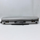 Maxbell 4/4 Violin Hard Shell Case with Password Lock Violin Protection Box for Gift Argent
