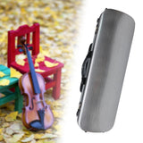 Maxbell 4/4 Violin Hard Shell Case with Password Lock Violin Protection Box for Gift Argent