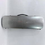 Maxbell 4/4 Violin Hard Shell Case with Password Lock Violin Protection Box for Gift Argent