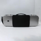 Maxbell 4/4 Violin Hard Shell Case with Password Lock Violin Protection Box for Gift Argent