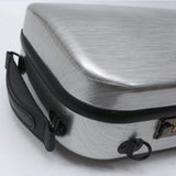 Maxbell 4/4 Violin Hard Shell Case with Password Lock Violin Protection Box for Gift Argent