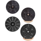 Maxbell Melody Chords Tool Aluminium Alloy Circle Chords Wheel for Teachers Beginner S