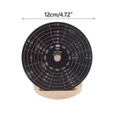 Maxbell Melody Chords Tool Aluminium Alloy Circle Chords Wheel for Teachers Beginner S with base