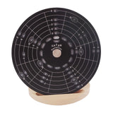 Maxbell Melody Chords Tool Aluminium Alloy Circle Chords Wheel for Teachers Beginner S with base