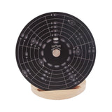 Maxbell Melody Chords Tool Aluminium Alloy Circle Chords Wheel for Teachers Beginner S with base