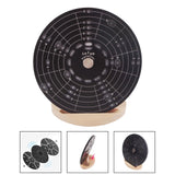 Maxbell Melody Chords Tool Aluminium Alloy Circle Chords Wheel for Teachers Beginner S with base