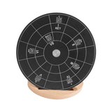 Maxbell Melody Chords Tool Aluminium Alloy Circle Chords Wheel for Teachers Beginner L with base