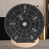 Maxbell Melody Chords Tool Aluminium Alloy Circle Chords Wheel for Teachers Beginner L with base