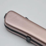 Maxbell Cello Bow Case Rainproof Hard Carrying Case for Camping Performances Concert rose gold