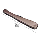 Maxbell Cello Bow Case Rainproof Hard Carrying Case for Camping Performances Concert rose gold
