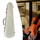 Maxbell 4/4 Violin Case Hard Shell Carbon Fiber Viola Box for Amateur Players