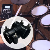 Maxbell Electronic Drums Rack Clamp Electronic Drums Clamp Bracket Kit for Drum Tee Pipe Clamp