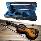 Maxbell 4/4 Full Size Violin Case with Straps Bow Holder Portable for Travel Outdoor