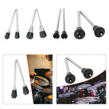 Maxbell 2Pcs Metal Floor Tom Drum Legs DIY Professional Stable Anti Slip Accessories 201