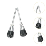 Maxbell 2Pcs Metal Floor Tom Drum Legs DIY Professional Stable Anti Slip Accessories 202