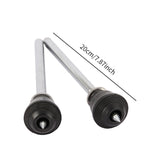 Maxbell 2Pcs Metal Floor Tom Drum Legs DIY Professional Stable Anti Slip Accessories 304