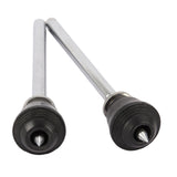 Maxbell 2Pcs Metal Floor Tom Drum Legs DIY Professional Stable Anti Slip Accessories 304