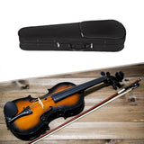 Maxbell Triangle Violin Case Universal Violin Box for Beginner Players Birthday Gift