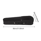 Maxbell Triangle Violin Case Universal Violin Box for Beginner Players Birthday Gift