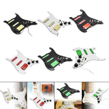 Maxbell Guitar Pickguard Right Electric Guitar Pickguard Pickup for Electric Guitars Black and yellow