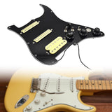 Maxbell Guitar Pickguard Right Electric Guitar Pickguard Pickup for Electric Guitars Black and yellow