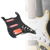 Maxbell Guitar Pickguard Right Electric Guitar Pickguard Pickup for Electric Guitars Black and red