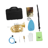 Maxbell BB Trumpet Standard Trumpet Set Trumpet Instrument for Musical Gifts Parties