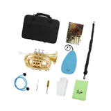 Maxbell BB Trumpet Standard Trumpet Set Trumpet Instrument for Musical Gifts Parties