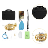 Maxbell BB Trumpet Standard Trumpet Set Trumpet Instrument for Musical Gifts Parties