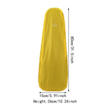 Maxbell Violin Case Rain Cover Waterproof Violin Cover for Concert Travel Performing Triangle Yellow